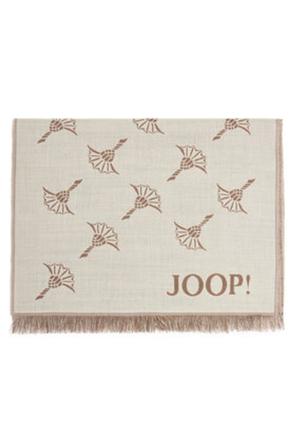 JOOP! Szal Feris 30022561 Beżowy. Kolor: beżowy. Materiał: wiskoza