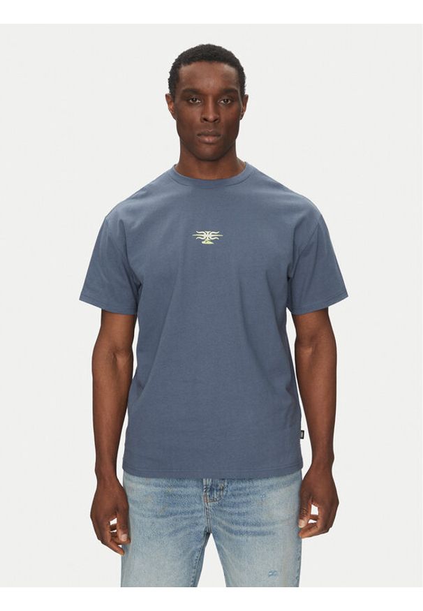Quiksilver T-Shirt EQYZT08017 Granatowy. Kolor: niebieski. Materiał: bawełna