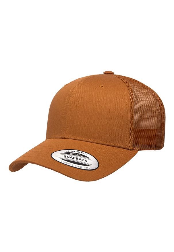 CLASSIC - Retro Trucker Cap. Kolor: brązowy. Styl: retro