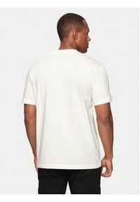 Calvin Klein Jeans T-Shirt Monologo J30J325649 Écru Regular Fit. Materiał: bawełna