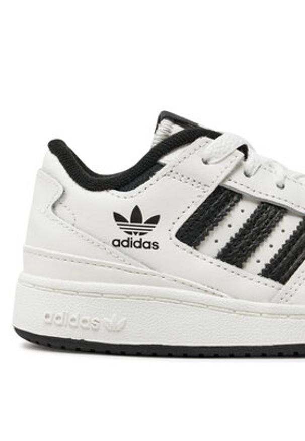 Adidas - adidas Sneakersy Forum Low Cl C IH7929 Biały. Kolor: biały. Materiał: skóra