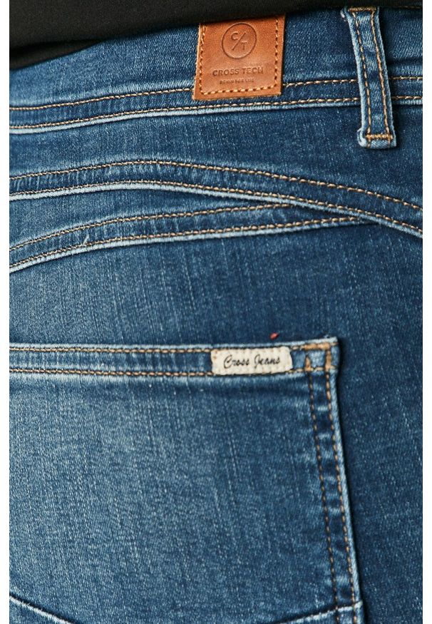 Cross Jeans - Jeansy Judy. Stan: podwyższony. Kolor: niebieski