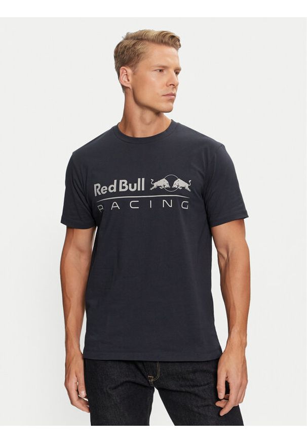 Pepe Jeans T-Shirt Red Bull Racing RU500005 Granatowy Regular Fit. Kolor: niebieski. Materiał: bawełna