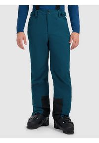 4f - 4F Spodnie narciarskie membrana 5000 męskie - granatowe XXL. Kolor: niebieski. Materiał: poliester, materiał. Wzór: gładki. Sezon: zima. Sport: narciarstwo #2