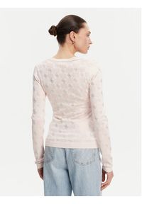 Guess Sweter W5GR07 Z3D60 Różowy Regular Fit. Kolor: różowy. Materiał: wiskoza #5