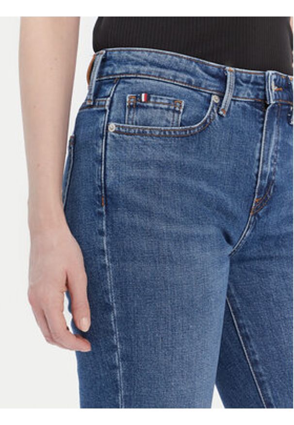 TOMMY HILFIGER - Tommy Hilfiger Jeansy WW0WW45674 Niebieski Bootcut Fit. Kolor: niebieski