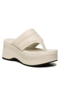 Tommy Jeans Japonki Sandal Padded EN0EN02075 Beżowy. Kolor: beżowy. Materiał: skóra #3