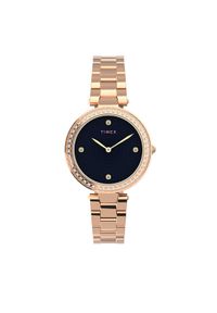 Timex Zegarek City TW2V24600 Różowe złoto. Kolor: złoty, różowy, wielokolorowy