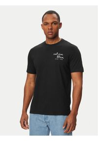 Calvin Klein Jeans T-Shirt LV04RG837G Czarny Regular Fit. Kolor: czarny. Materiał: bawełna #1