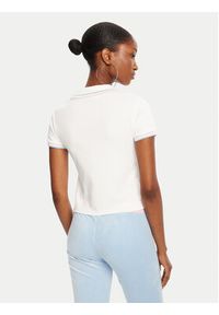 Juicy Couture Polo JCWCT225355 Biały Regular Fit. Typ kołnierza: polo. Kolor: biały #3
