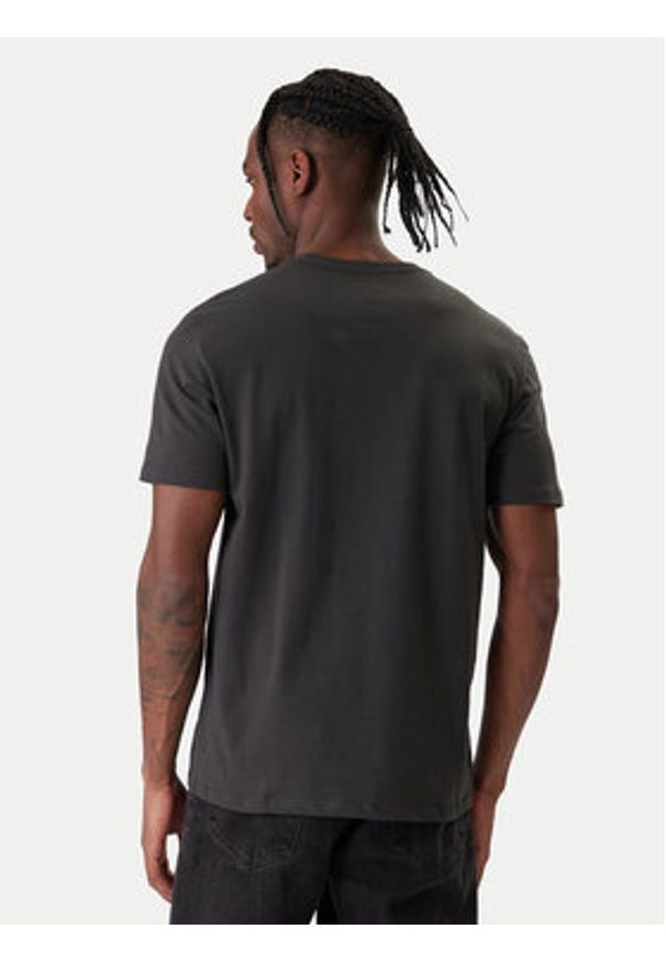 Calvin Klein T-Shirt LV04RE807G Szary Regular Fit. Kolor: szary. Materiał: bawełna