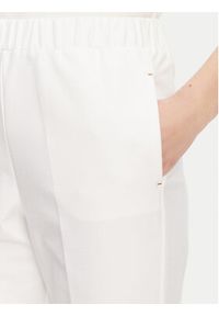 Max Mara Chinosy 2516781047650 Biały Regular Fit. Kolor: biały. Materiał: bawełna, syntetyk #5