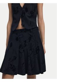 Desigual Spódnica mini Flock 25WWFW10 Czarny Regular Fit. Kolor: czarny. Materiał: syntetyk #6
