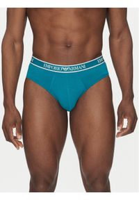 Emporio Armani Underwear Komplet 3 par slipów EM000369 AF10779 MB092 Kolorowy. Materiał: bawełna. Wzór: kolorowy