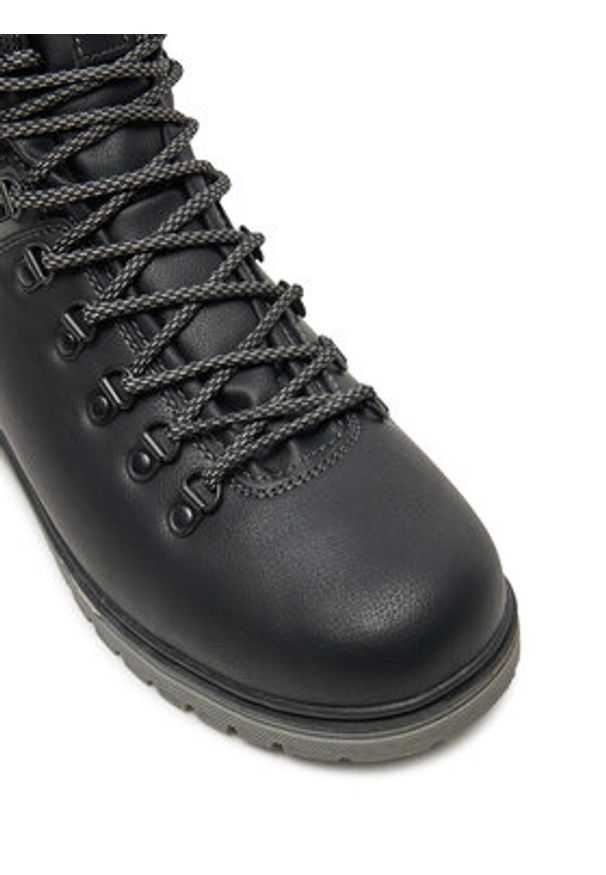 Kimberfeel Trapery Gaspard Czarny. Kolor: czarny. Materiał: skóra