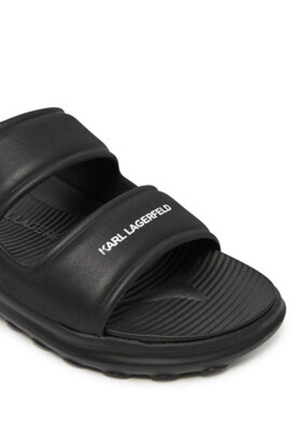 Karl Lagerfeld - KARL LAGERFELD Sandały KL77005 Czarny. Kolor: czarny. Materiał: syntetyk