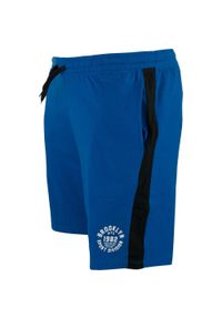 ZFOAM - Męskie szorty 100% bawełna, średni stan, 3 kieszenie. Kolor: niebieski, wielokolorowy, czarny. Materiał: bawełna. Długość: krótkie. Sezon: lato #1