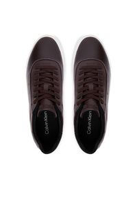 Calvin Klein Sneakersy Basket Cups Oxf Lth-Neo HM0HM02204 Brązowy ciemny. Kolor: brązowy. Materiał: skóra #4
