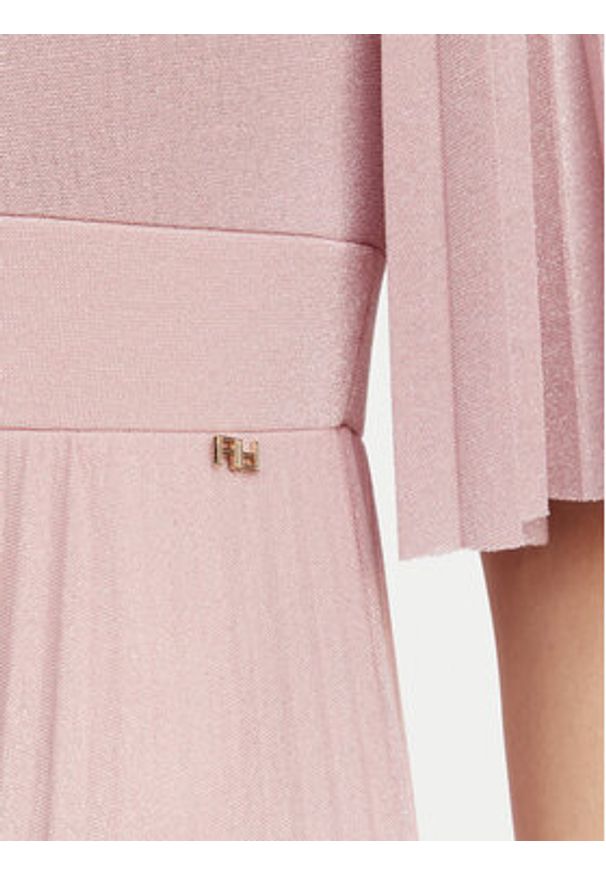 Artigli Sukienka wieczorowa ACAB004517 Różowy Regular Fit. Kolor: różowy. Materiał: wiskoza. Styl: wizytowy