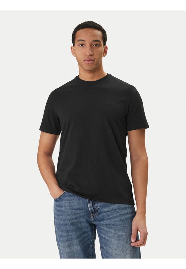 Calvin Klein Jeans T-Shirt Classic Monogram LV04RD254G Czarny Regular Fit. Kolor: czarny. Materiał: bawełna