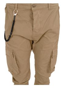 Xagon Spodnie "Cargo Pants" | P24032CR4036 | Mężczyzna | Beżowy. Okazja: na co dzień. Kolor: beżowy. Materiał: elastan, bawełna. Długość: długie. Styl: casual, elegancki