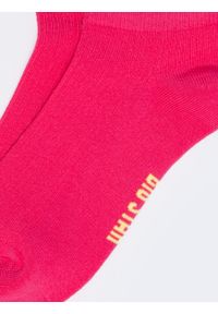 Big-Star - Stopki damskie prążkowane różowe Shortila 601. Kolor: różowy. Materiał: prążkowany #3