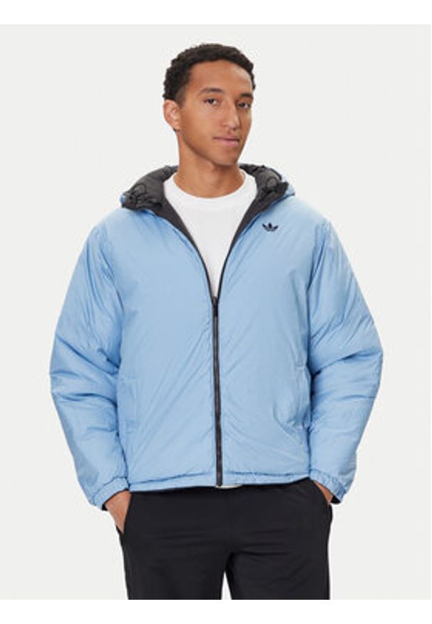 Adidas - adidas Kurtka zimowa adicolor Reversible JW5846 Czarny Regular Fit. Kolor: czarny. Materiał: syntetyk. Sezon: zima