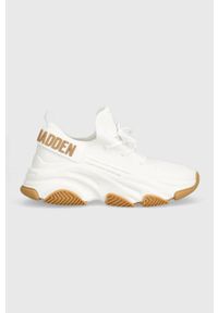 Steve Madden sneakersy Protégé-E kolor biały SM19000032. Nosek buta: okrągły. Zapięcie: sznurówki. Kolor: biały. Materiał: materiał, guma. Obcas: na platformie #1