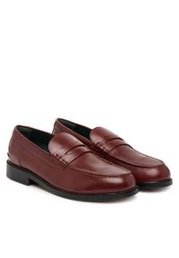 Clarks Mokasyny CraftJames Lo 26183358 Bordowy. Kolor: czerwony. Materiał: skóra #3