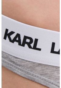 Karl Lagerfeld Figi kolor szary. Kolor: szary