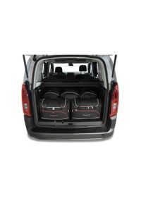 KJUST - Torby Do Bagażnika Citroen Berlingo M 2018+ 5Szt Kjust. Kolor: czarny. Styl: sportowy #1