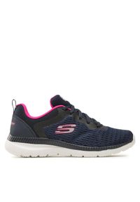 skechers - Skechers Sneakersy Quick Path 12607/NVHP Granatowy. Kolor: niebieski. Materiał: materiał