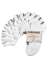 Head Elements Sneaker – 11 par niskich skarpet, biały, rozmiar 35-38. Kolor: biały. Sport: kolarstwo