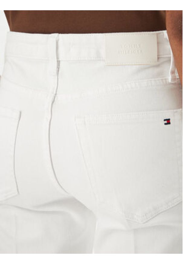 TOMMY HILFIGER - Tommy Hilfiger Jeansy WW0WW48580 Biały Bootcut Fit. Kolor: biały