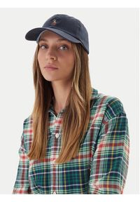 Polo Ralph Lauren Czapka z daszkiem 211954881004 Granatowy. Kolor: niebieski. Materiał: bawełna, materiał #2