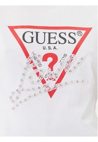 Guess T-Shirt W5YI40 I3Z14 Biały Regular Fit. Kolor: biały. Materiał: bawełna #3