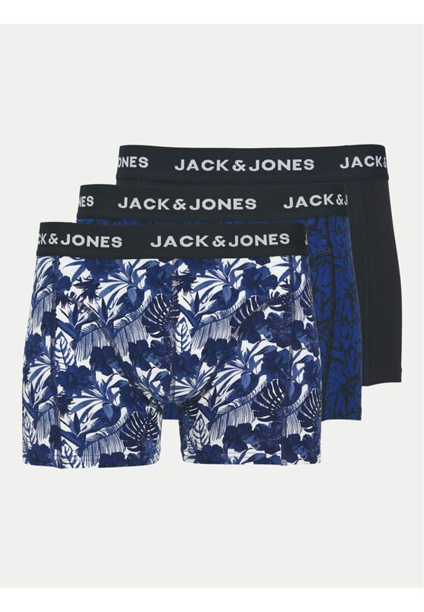 Jack & Jones - Jack&Jones Komplet 3 par bokserek Dexter 12267054 Niebieski. Kolor: niebieski. Materiał: bawełna