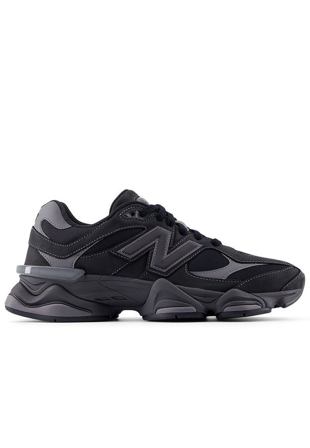 Buty unisex New Balance U906079E - czarne. Okazja: na co dzień. Kolor: czarny. Materiał: syntetyk, skóra, materiał, guma. Szerokość cholewki: normalna. Sport: turystyka piesza