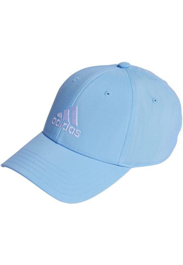 Adidas - Czapka z daszkiem adidas Embroidered Logo Lightweight Baseball. Kolor: niebieski