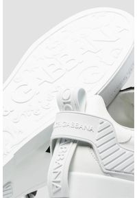 Dolce and Gabbana - DOLCE & GABBANA Białe sneakersy PORTOFINO. Kolor: biały