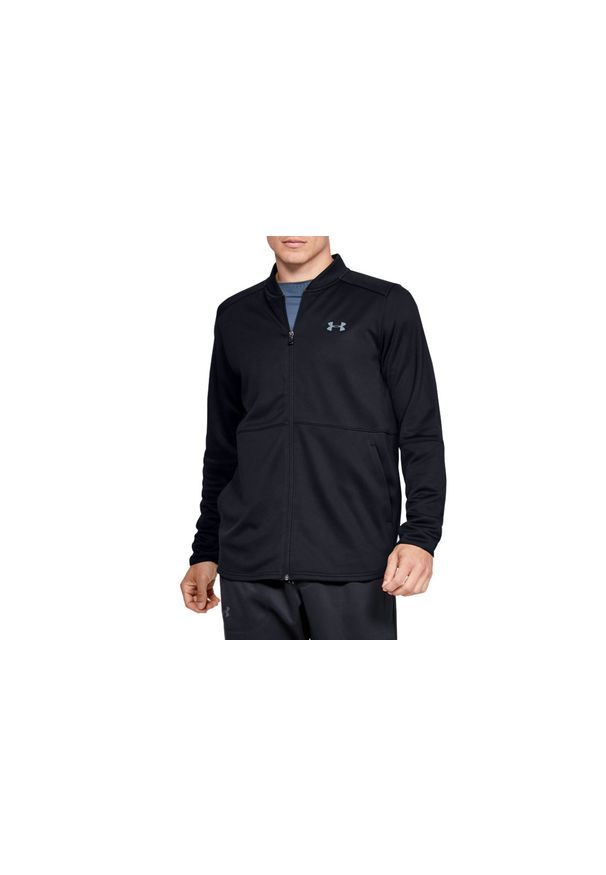 Under Armour MK1 Warmup Bomber 1345304-001. Kolor: czarny. Materiał: poliester