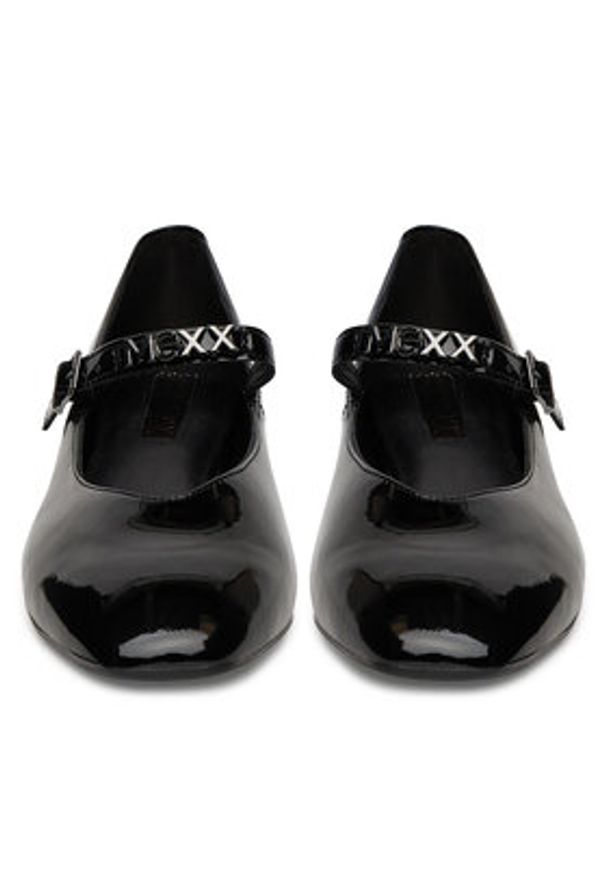 MEXX Baleriny MX/015C-RST Czarny. Kolor: czarny. Materiał: syntetyk, skóra