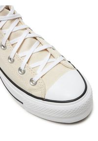 Converse Trampki Chuck Taylor All Star Lift Platform HI A08214C Beżowy. Kolor: beżowy. Materiał: materiał. Obcas: na platformie #4