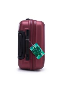 Wittchen - Mała walizka z zawieszką bordowa. Kolor: czerwony. Materiał: guma #3