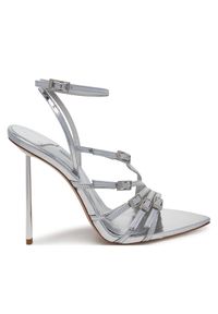 LE SILLA - Le Silla Sandały 6627C100BXPPMRA 921 Srebrny. Kolor: srebrny. Materiał: skóra
