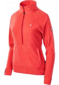 Bluza sportowa damska Elbrus Riva Polartec 1/2 Wo's. Kolor: czerwony