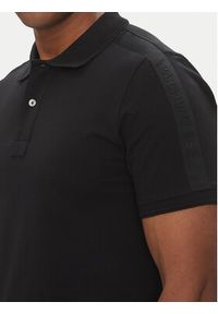 Parajumpers Polo Space 25SMPMPOXF06 Czarny Regular Fit. Typ kołnierza: polo. Kolor: czarny. Materiał: bawełna #5
