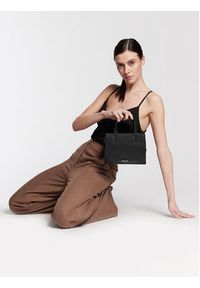 Trussardi Jeans - Trussardi Torebka Nadir Tote Sm Full 75B01489 Czarny. Kolor: czarny. Materiał: skórzane #2