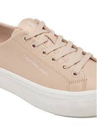 Calvin Klein Jeans Sneakersy Vulc Flatform Low Mg Lth YW0YW01771 Różowy. Kolor: różowy. Materiał: skóra #4