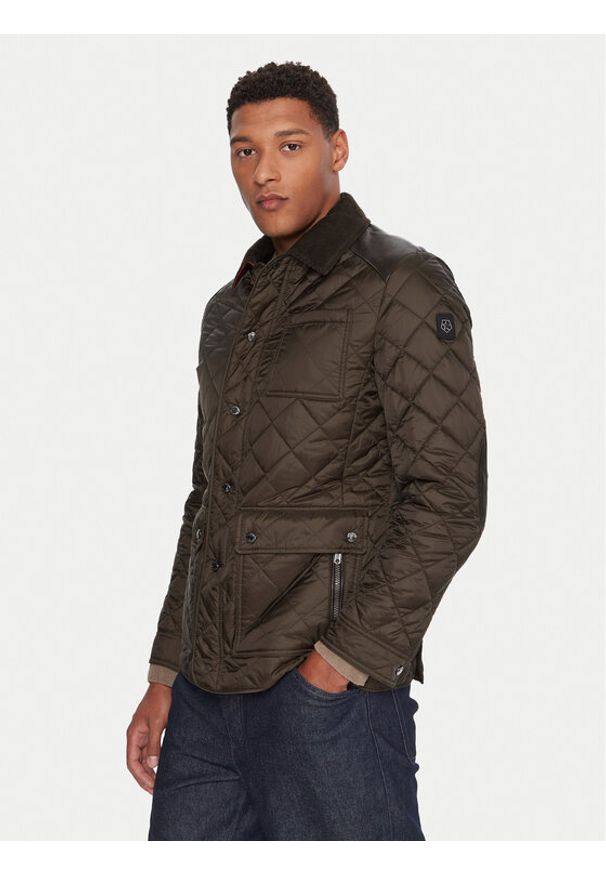Milestone Kurtka przejściowa MSSantos 530400 60655 Khaki Regular Fit. Kolor: brązowy. Materiał: syntetyk